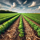 DALL·E-2024-11-20-16.24.57-A-no-till-soybean-field-during-late-summer-with-healthy-green-soybean-plants-in-even-rows-and-a-visible-residue-of-last-years-corn-crop-scattered-o